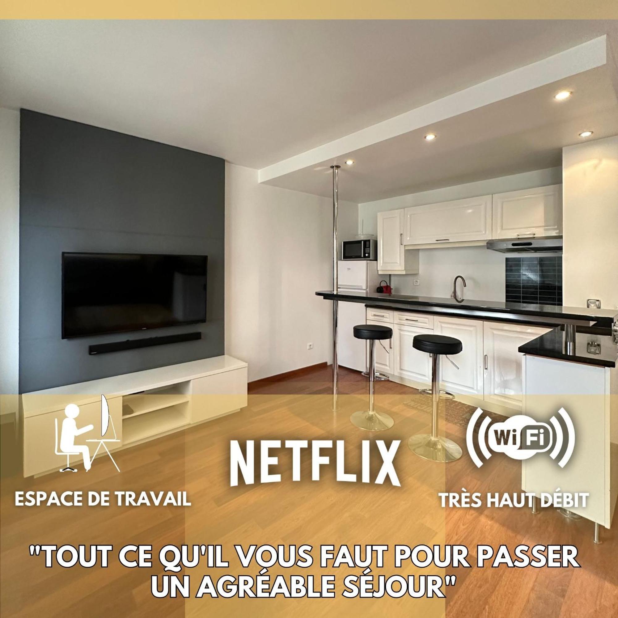 L'Athos - Appartement Equipe - Entre Paris Et Versailles - Haut Debit Garches Kültér fotó